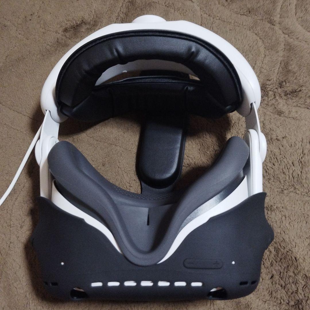 中古美品メタクエスト2 256GB キウイデザインバッテリー付きヘッドストラップ