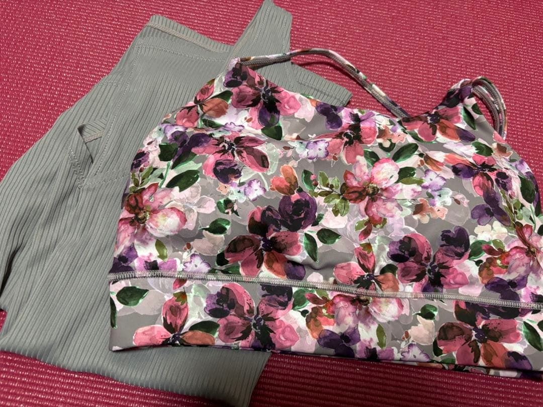 【SUKALA】フルオブフラワーセパレートタンク・モーヴ・S【新品／未着用】