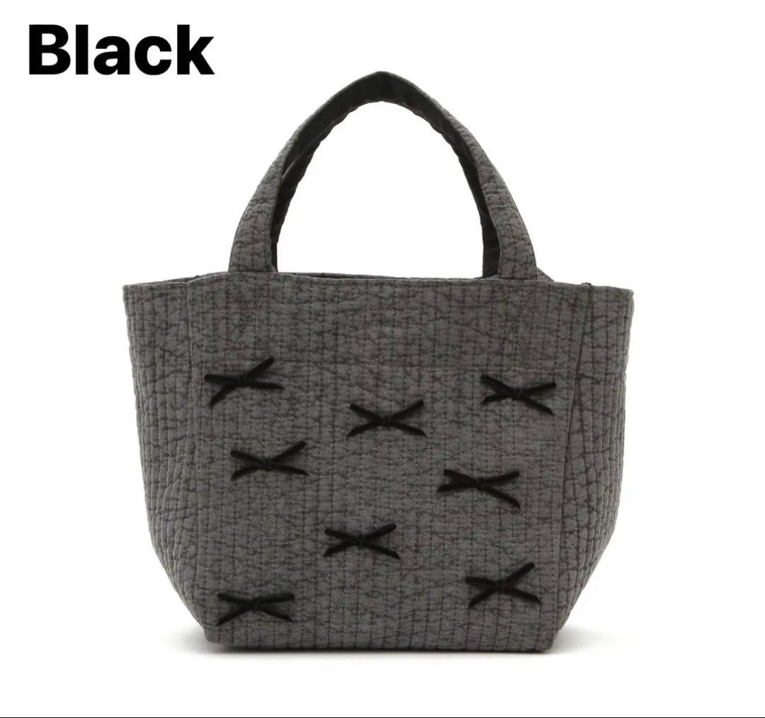 未使用　ジプソフィア　タウンバッグ　S ブラック　リボントート