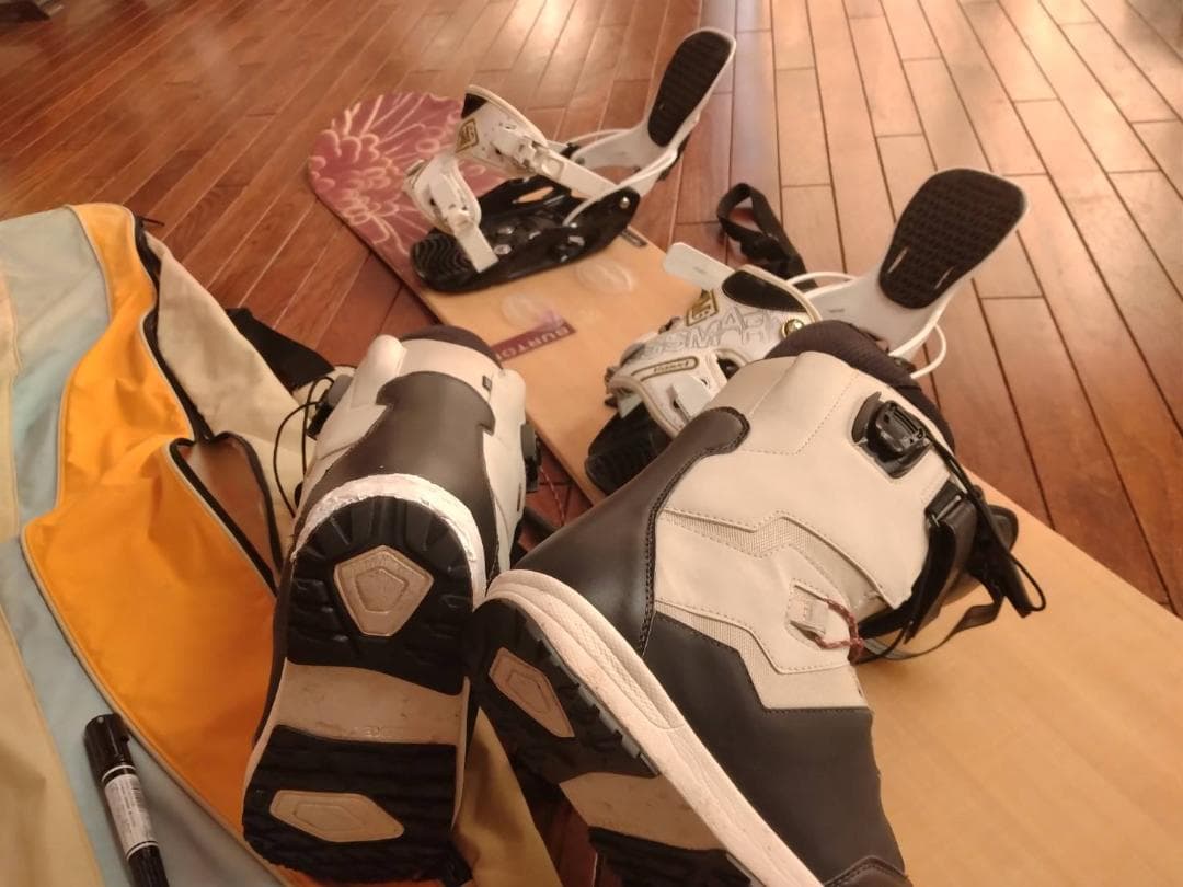 Burton　DEELUXE　スノーボードセット　ステップイン・リアエントリー