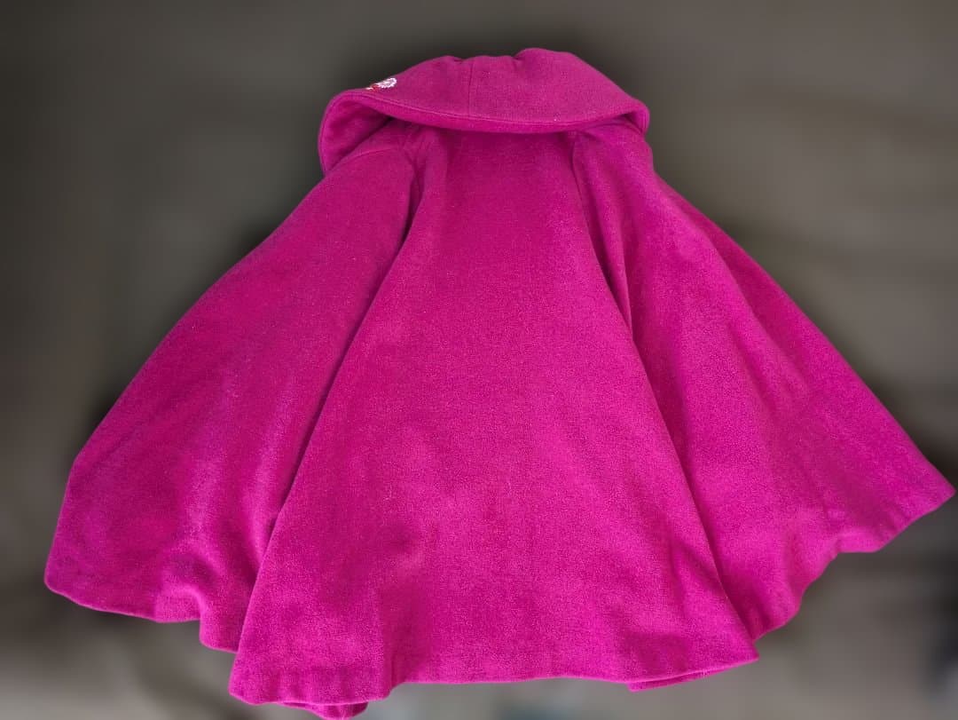 ふりふ 刺繍入りポンチョ ケープ マント コート 羽織 和装 洋服