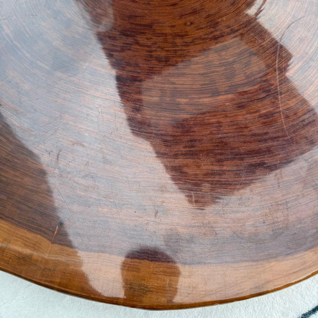 ☆円形木製テーブル☆無垢 木 一枚板テーブル ローテーブル ちゃぶ台