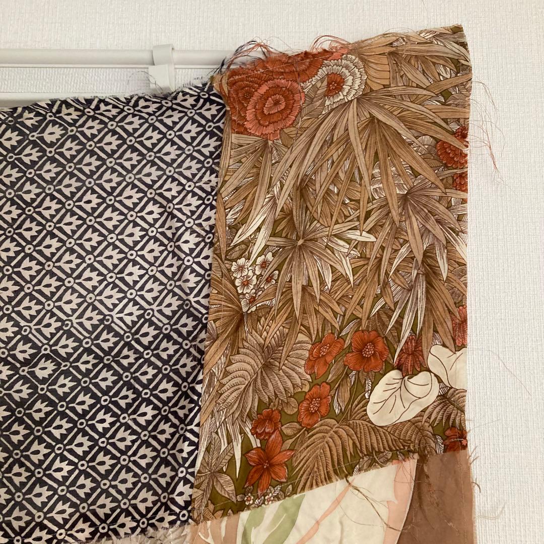 【新品未使用】malion vintage パッチワークスカーフ