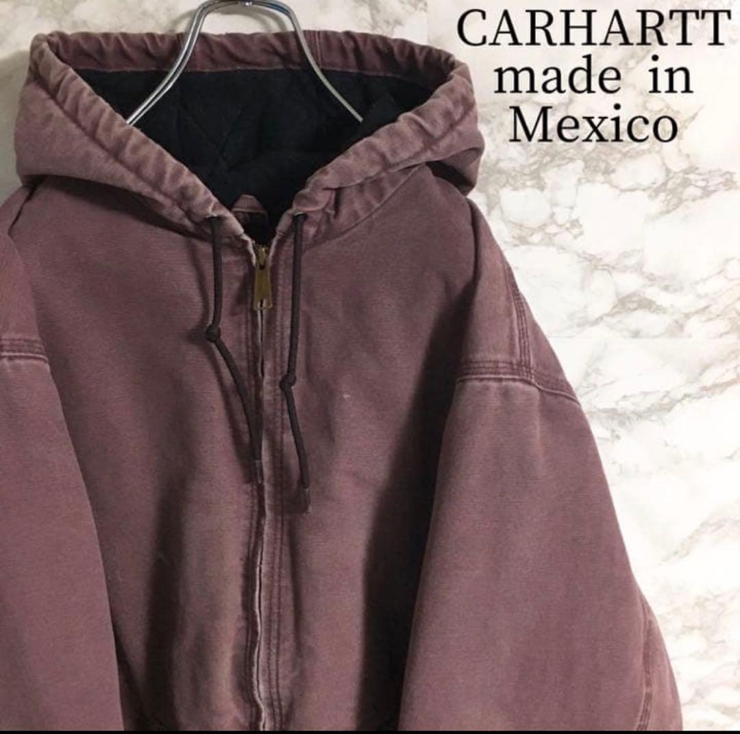 【希少】メキシコ製カーハート　アクティブジャケッワンポイントロゴ