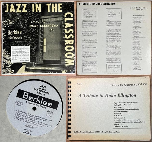 BERKLEE バークリー音楽院 ジャズインザクラスルームLP11枚　全スコア付