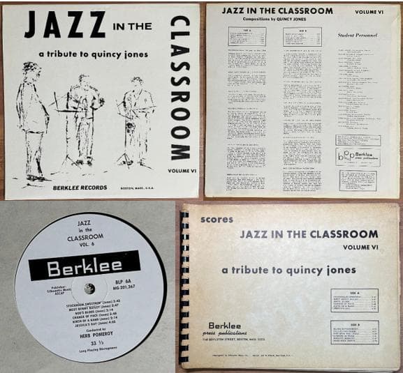 BERKLEE バークリー音楽院 ジャズインザクラスルームLP11枚　全スコア付