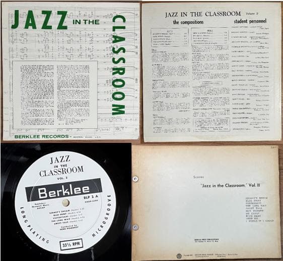 BERKLEE バークリー音楽院 ジャズインザクラスルームLP11枚　全スコア付