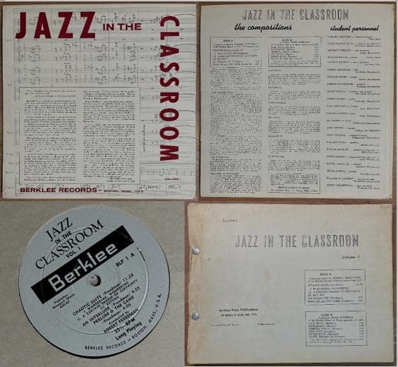 BERKLEE バークリー音楽院 ジャズインザクラスルームLP11枚　全スコア付