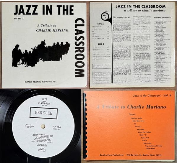 BERKLEE バークリー音楽院 ジャズインザクラスルームLP11枚　全スコア付