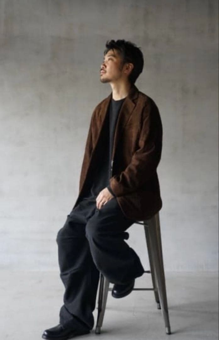 COMOLI コモリ 24AW スエード レザー 2B テーラード ジャケット