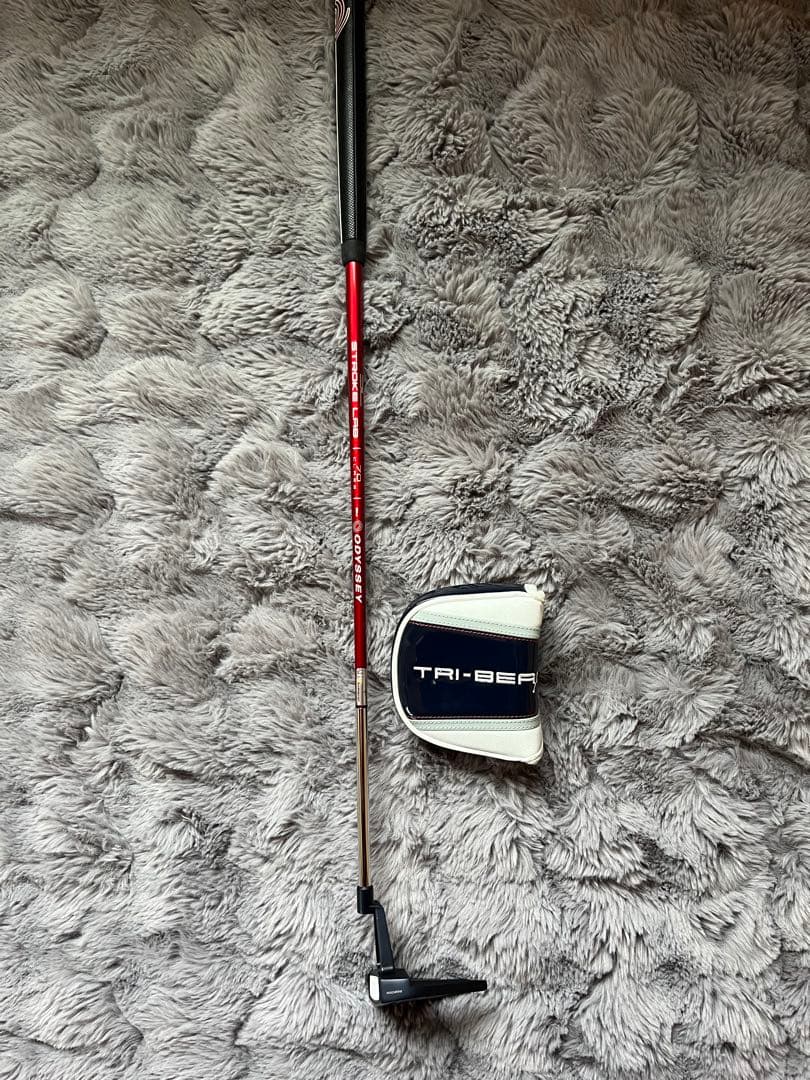 ODYSSEY TRI-BEAM 7 パター ヘッドカバー付き