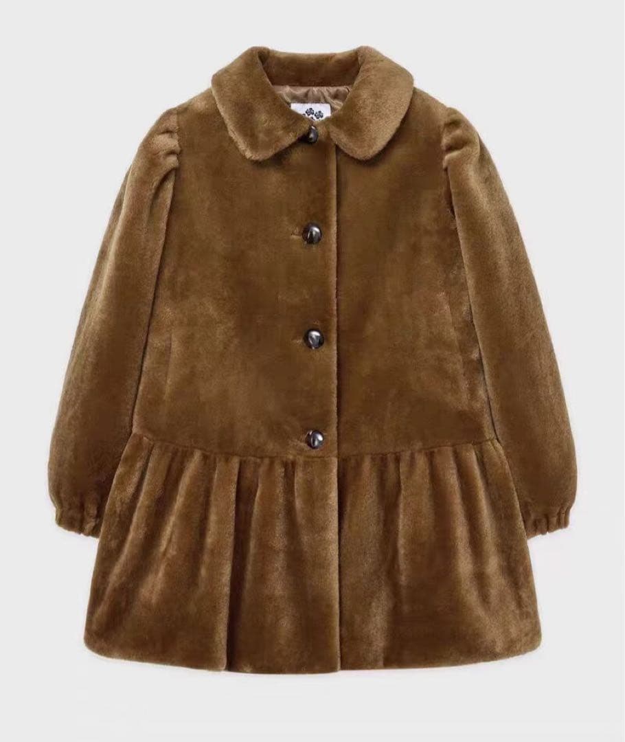 SINOON SN Ruffled Shearling ファーコート