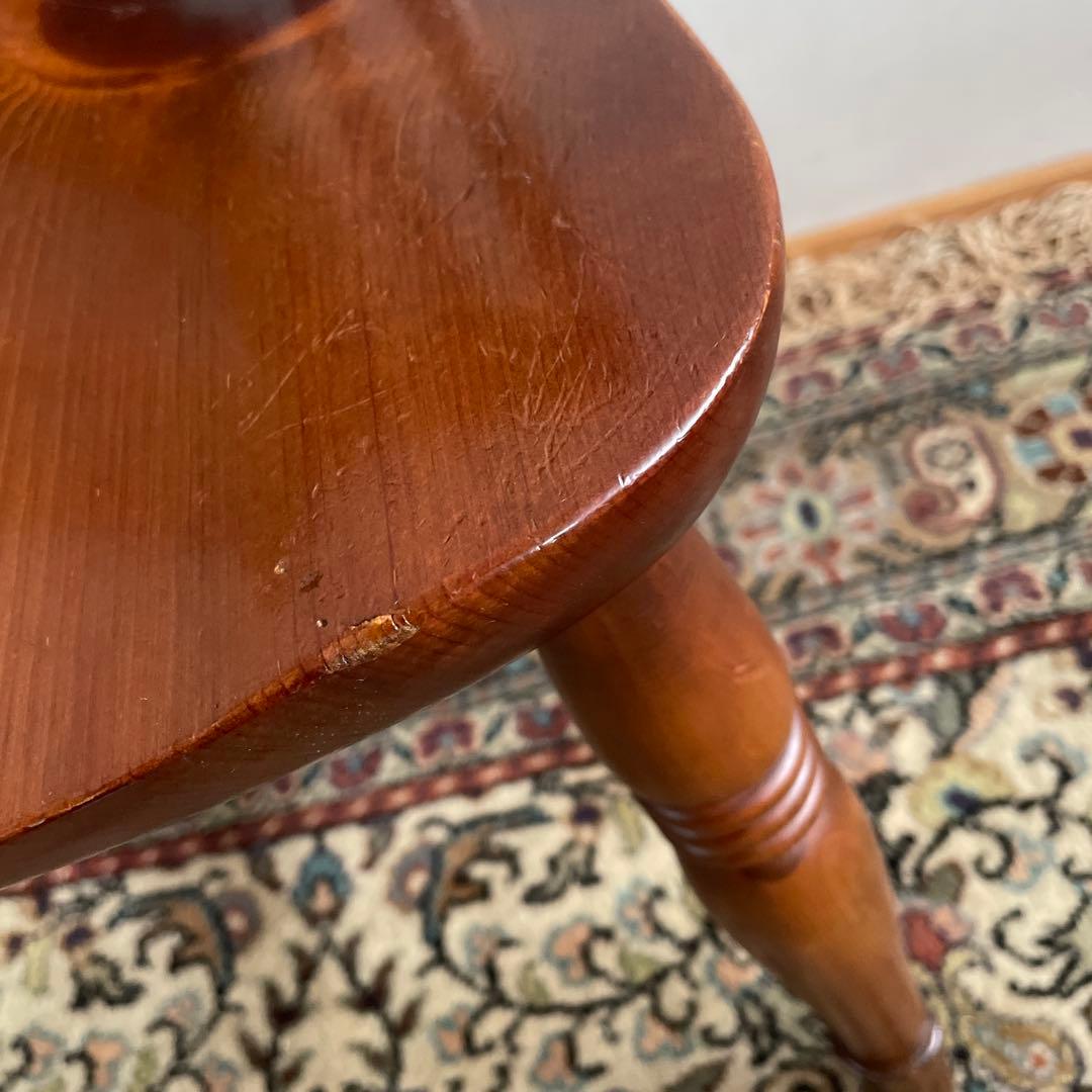 ③ コスガ家具　ウィンザーチェア　パイン材　ダイニングチェア