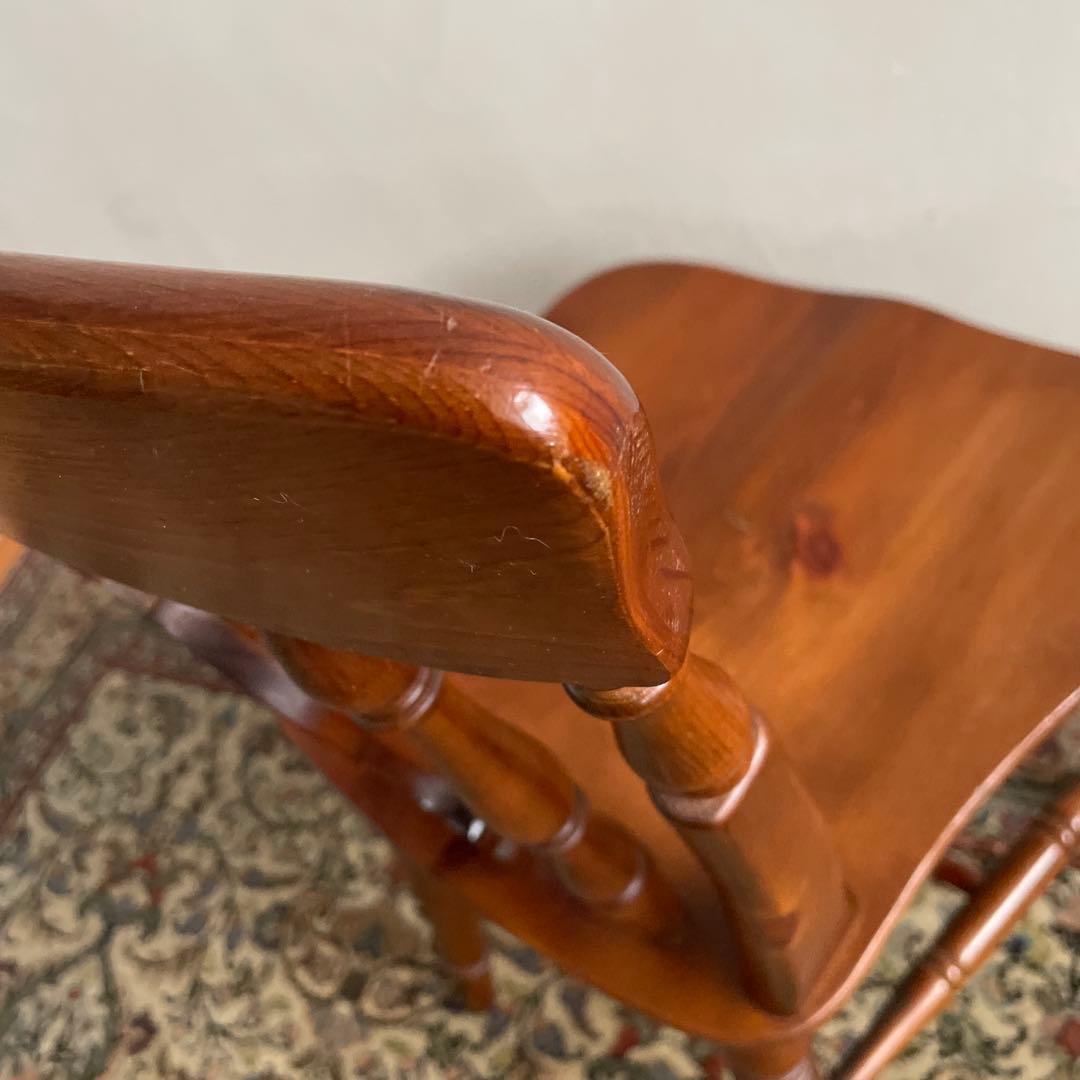 ③ コスガ家具　ウィンザーチェア　パイン材　ダイニングチェア