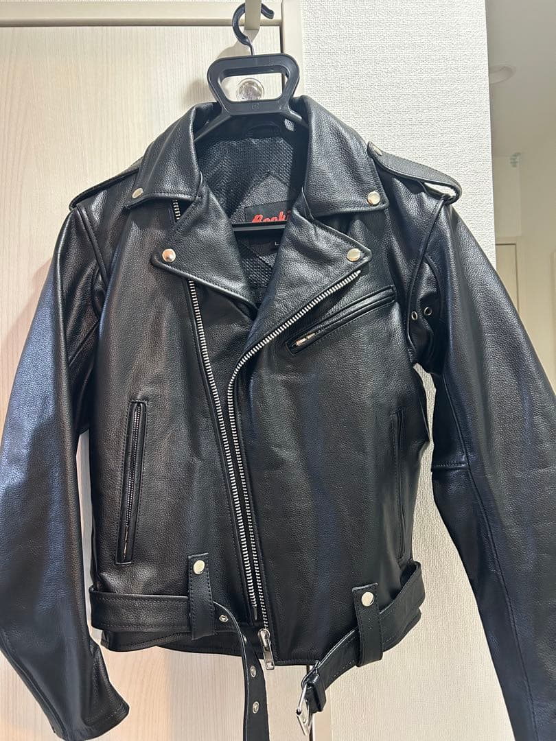 rookie バイク　ライダース　革ジャン