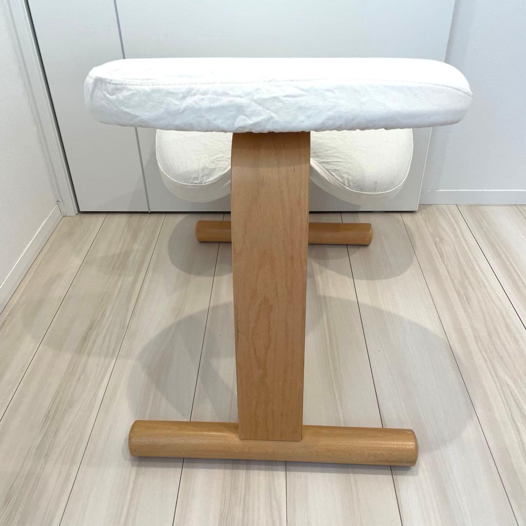 正規品　バランスラボ バランスチェア バランスイージー ホワイトカバー付 美品