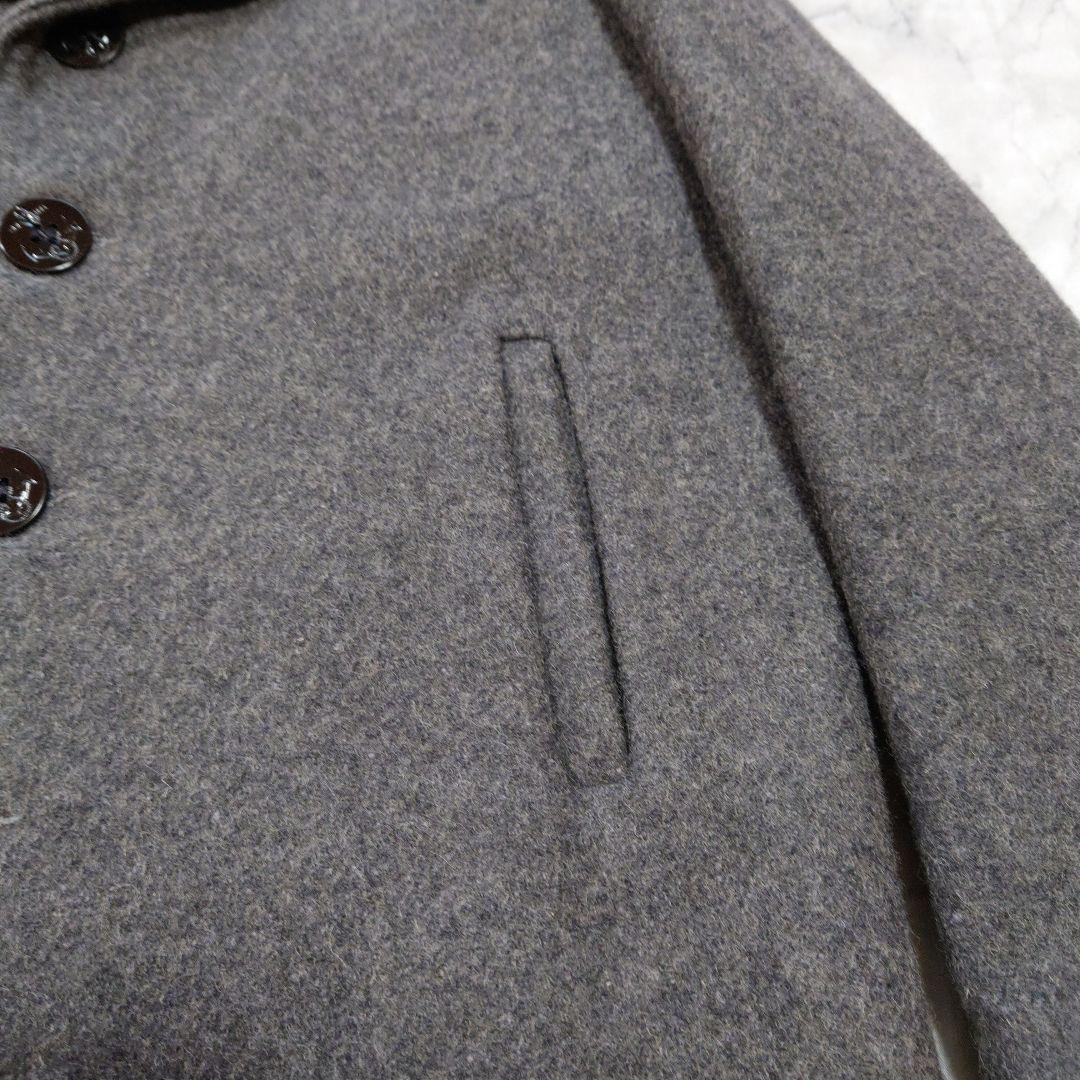 ヴィンテージSchott ウール シングルピーコート グレー未使用に近い 40