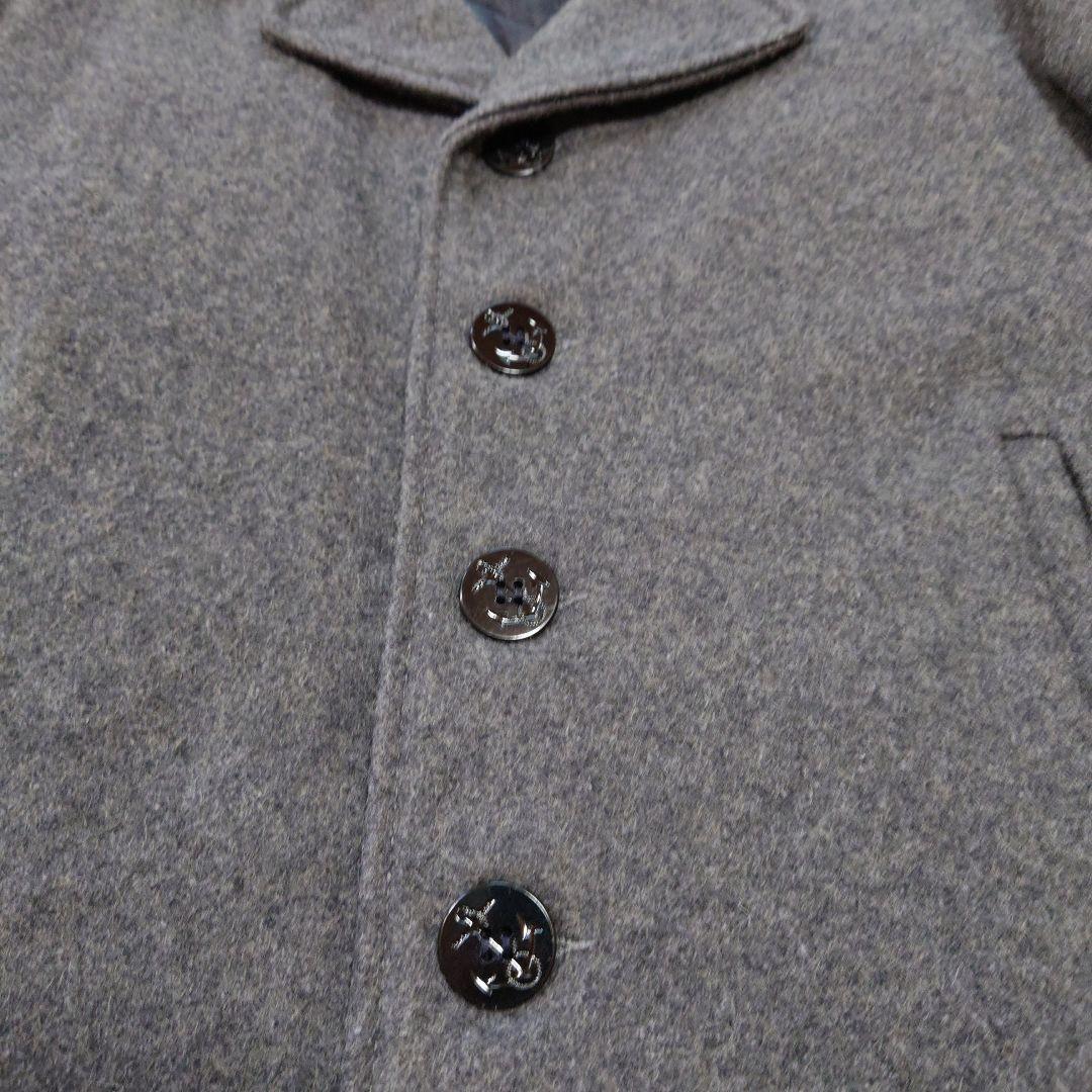 ヴィンテージSchott ウール シングルピーコート グレー未使用に近い 40