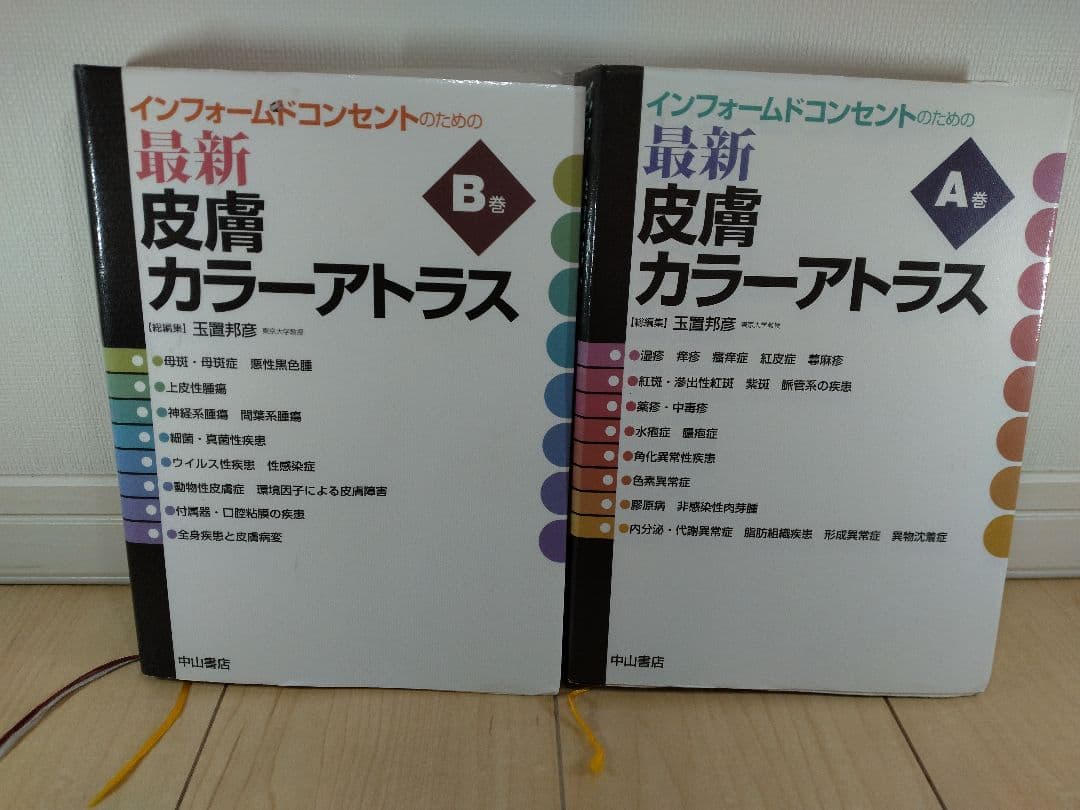 最新 皮膚カラーアトラス A・B セット