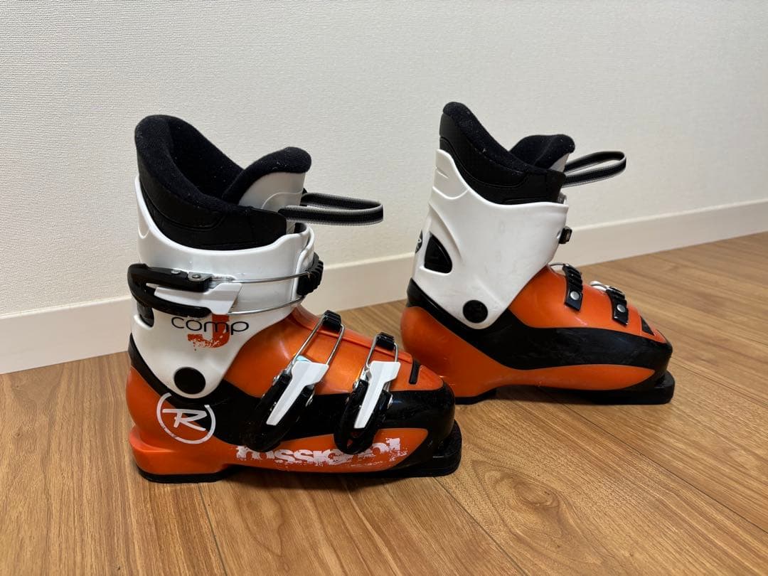 ロシニョールジュニア用スキーセット　スキー110cm／ブーツ20.5cm