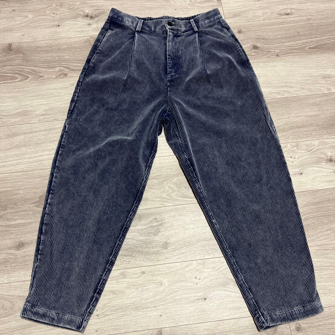 CAMBIO(カンビオ)フェード加工コーデュロイ バルーンテーパードパンツ