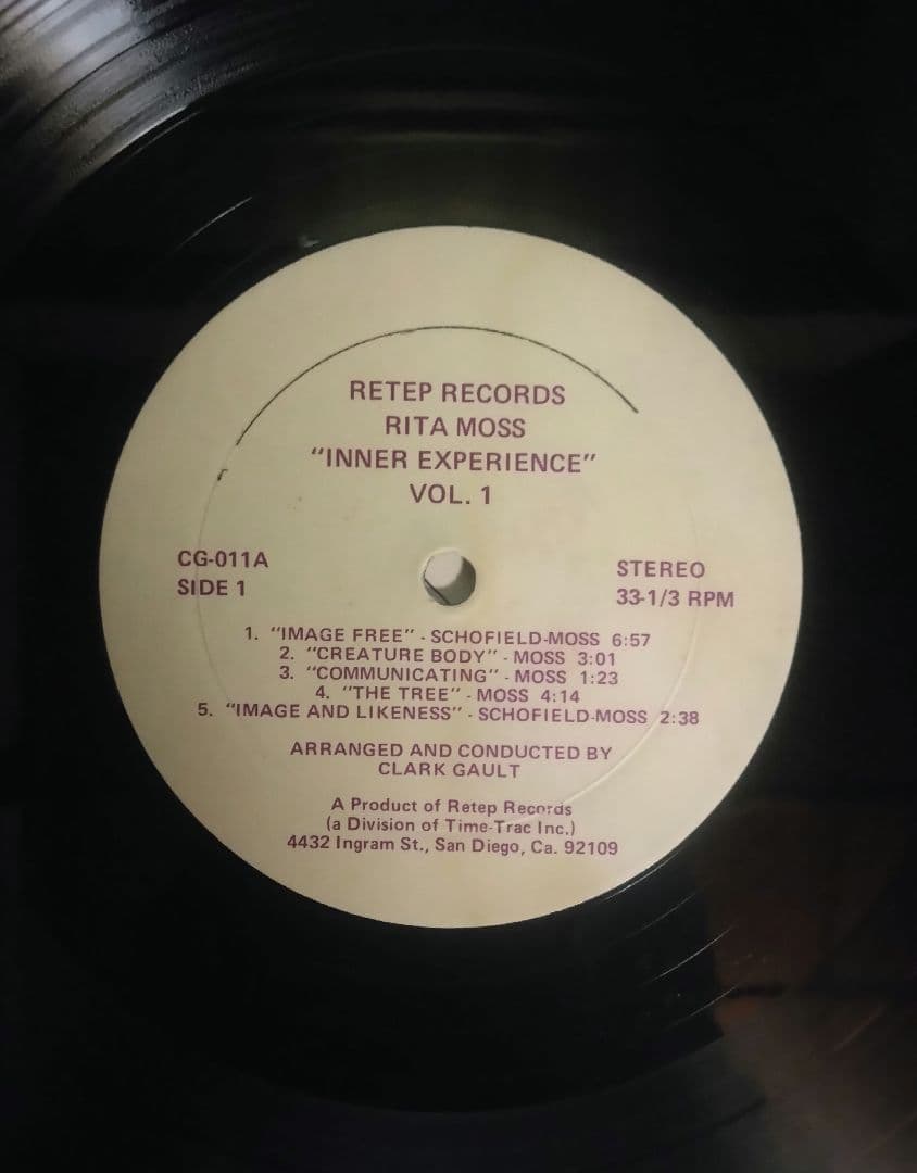 その他 Rita Moss Inner Experience vol.1 LP