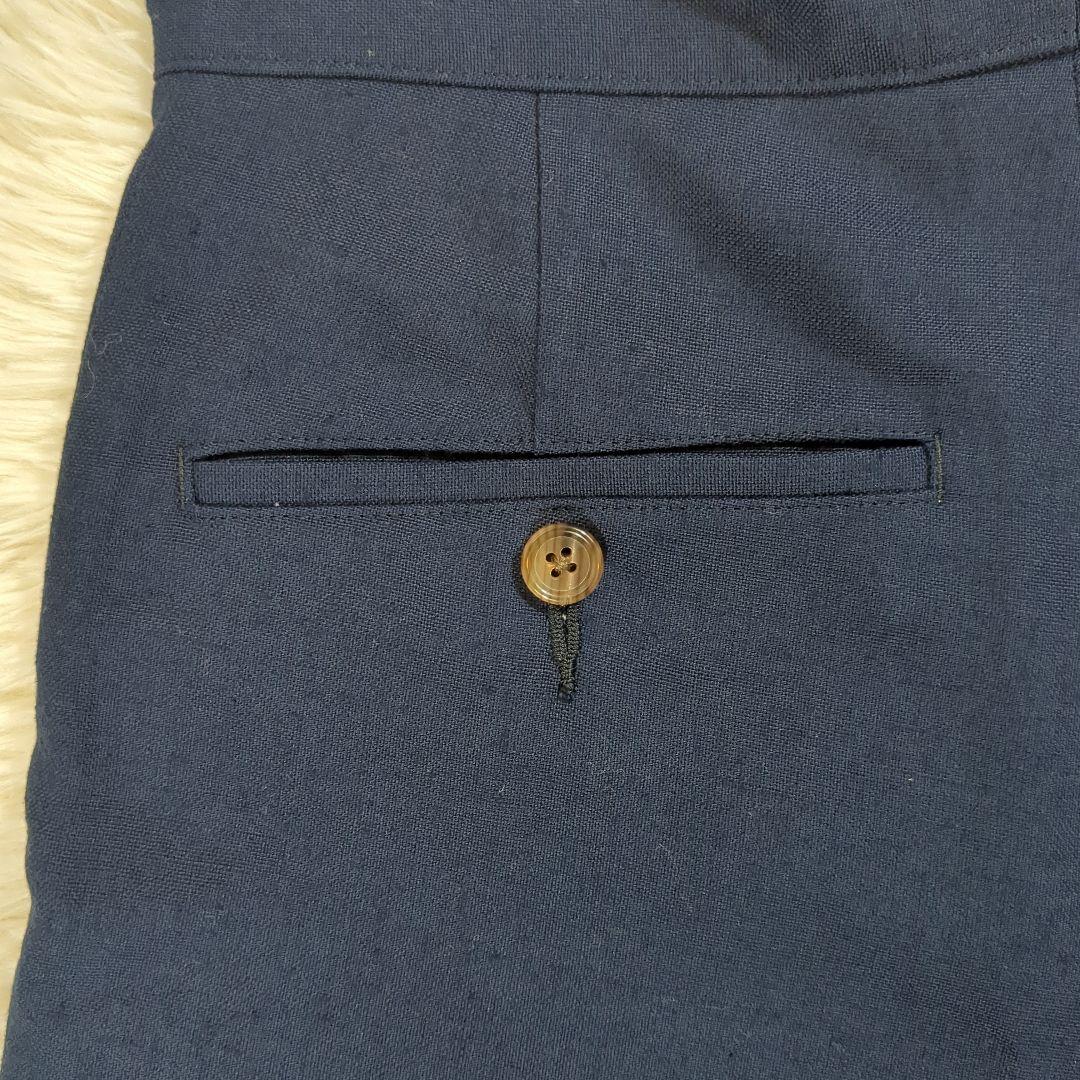 タグ付き★MADISON　BLUE　マディソンブルー　フレアショートパンツ　紺