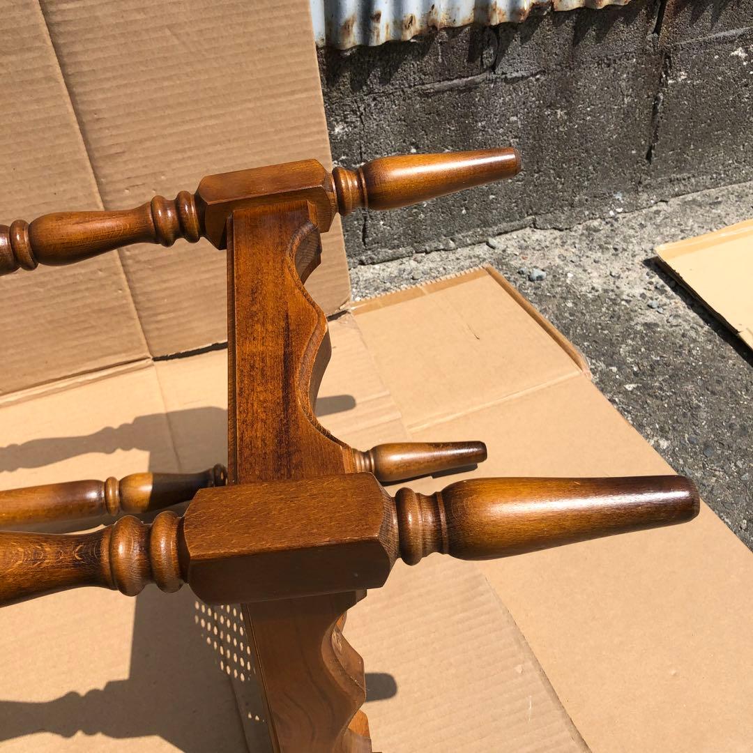 オールドカリモク アンティーク コロニアル 電話台 カリモクサイドテーブル美品