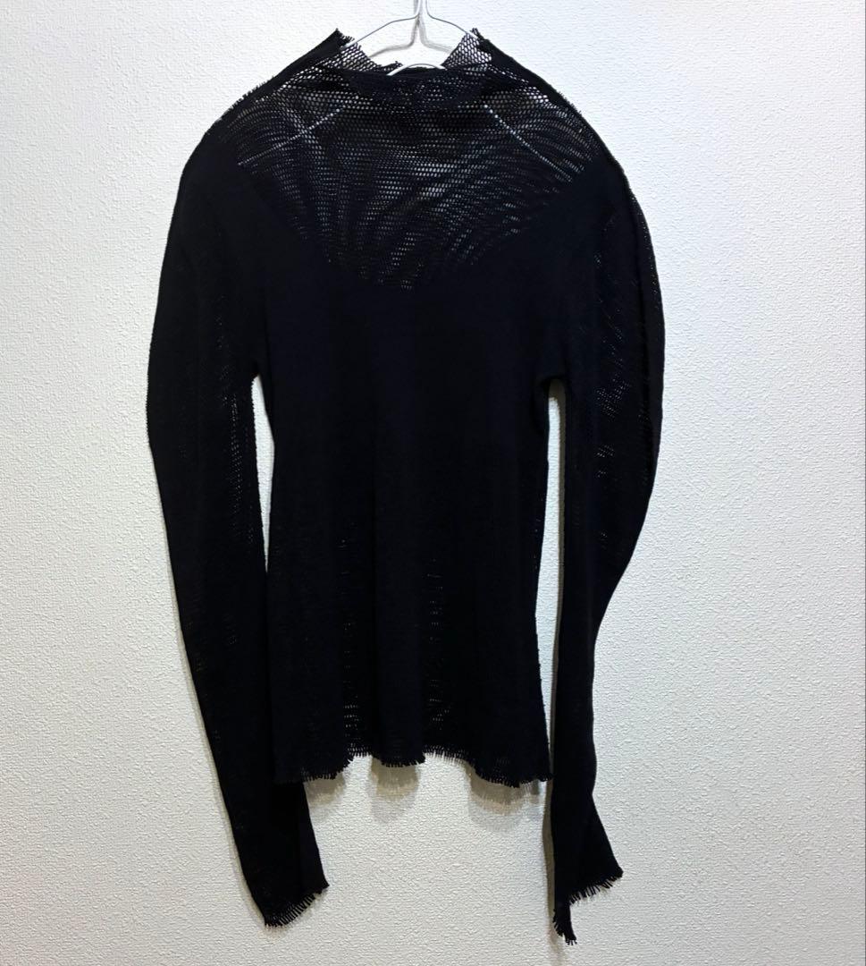 ISSEY MIYAKE A-POC メッシュハイネックカットソー 2 黒