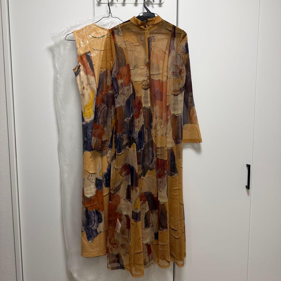 ワンピース Ameri vintage UND GYPSUM ART DRESS