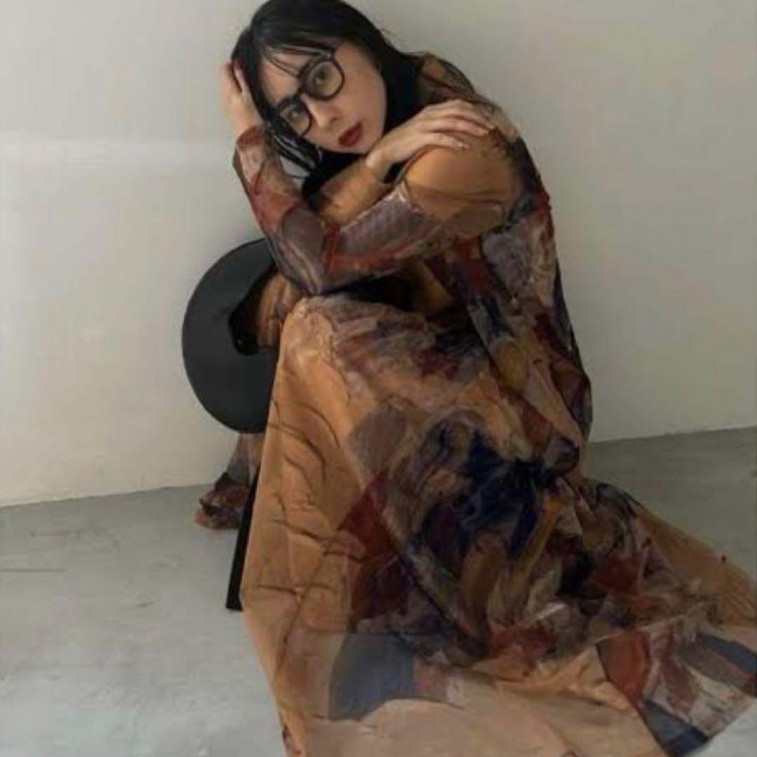 ワンピース Ameri vintage UND GYPSUM ART DRESS