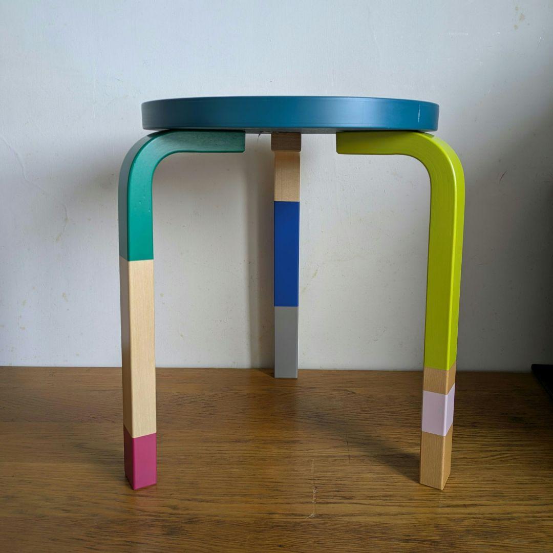 0546【希少】アルテック東京✕鈴木マサル スツール60 ペトロール