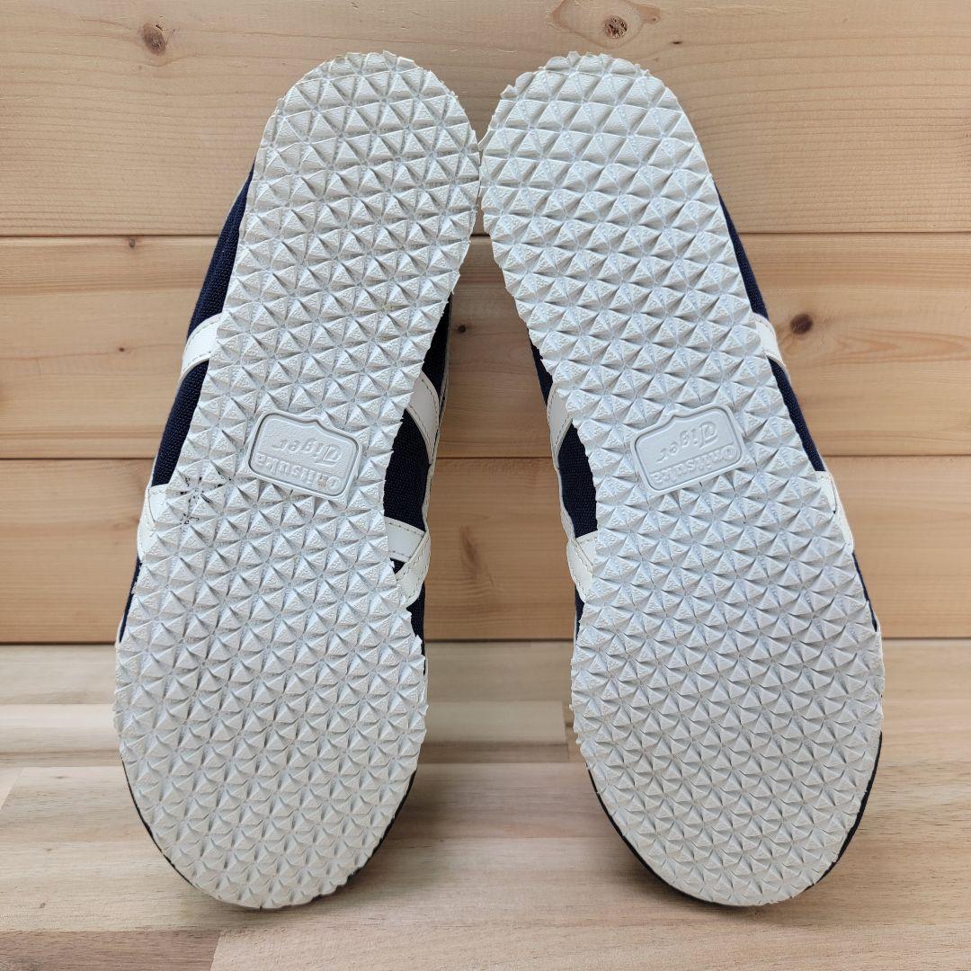 オニツカタイガー メキシコ 66 スリッポン ネイビー 24.5cm