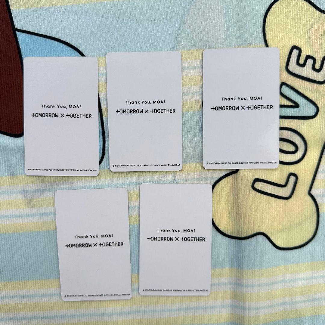 TXT 会員限定 2021 当選 FC アンケート 5枚 トレカ