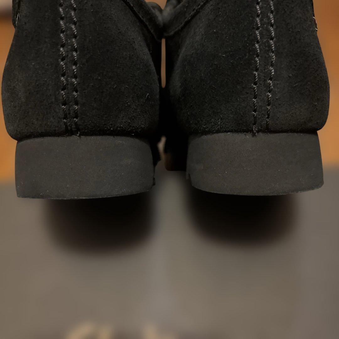 クラークス　ワラビーゴアテックス UK7 1/2 ブラックスエード　美品