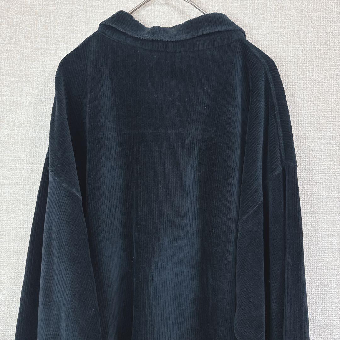 【ジバンシー】ベロアポロシャツ ビンテージ 90s アクティブウェア 古着 L