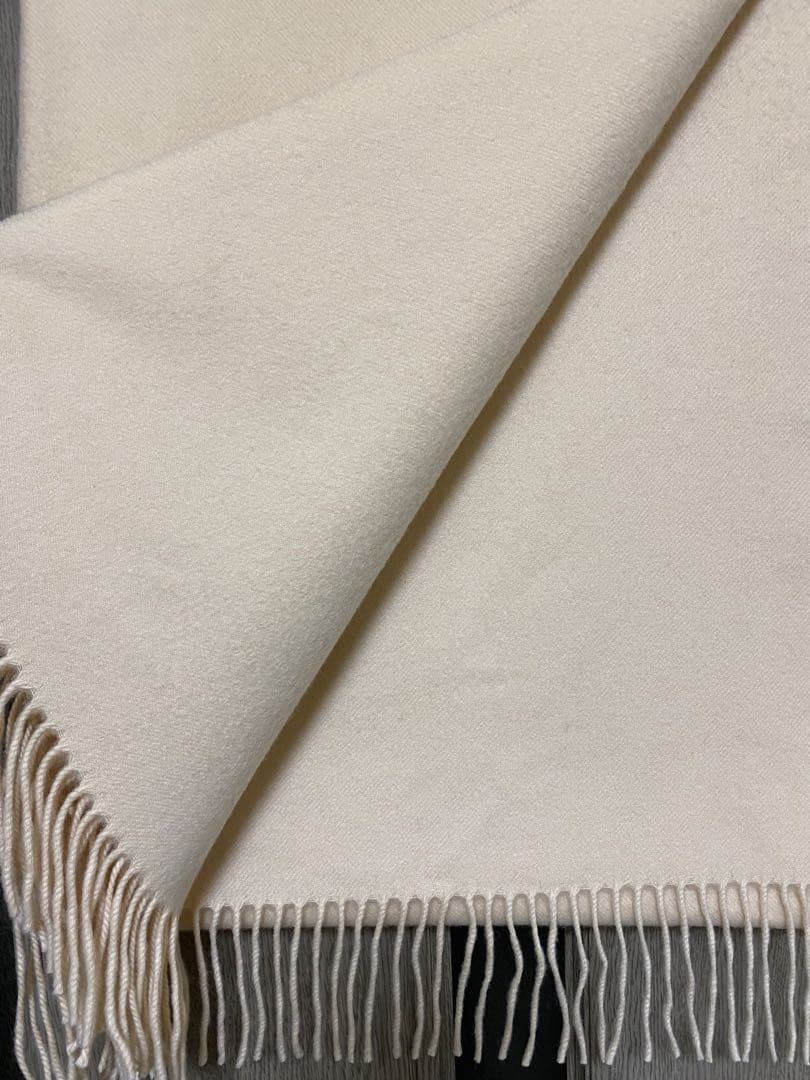 Johnstons OF ELGIN カシミヤ 大判 ストール クリーニング済