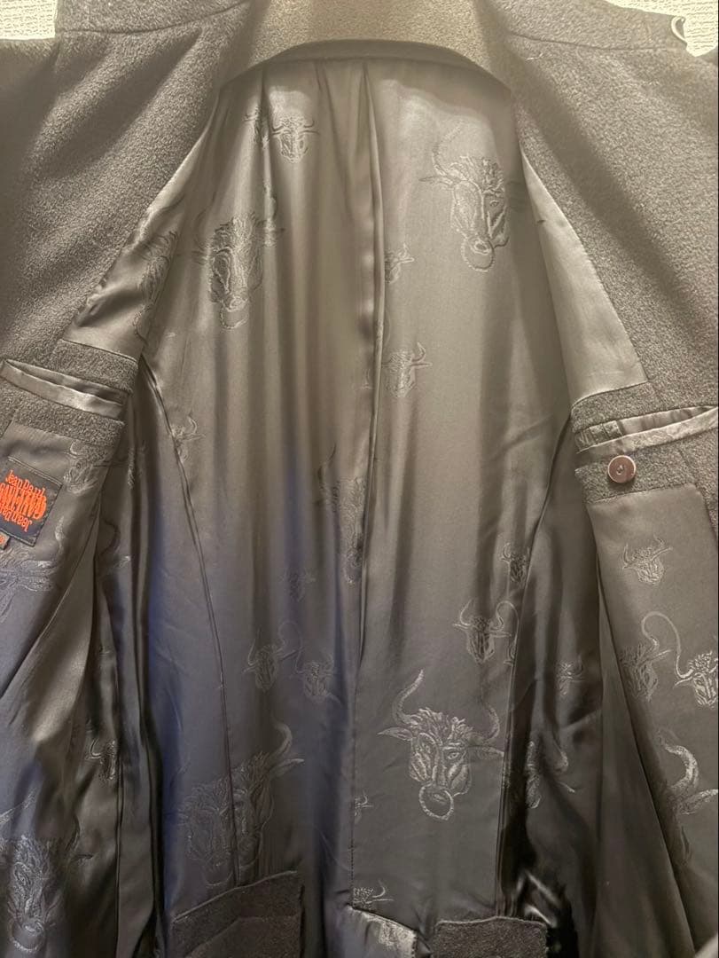 希少 JEAN PAUL GAULTIER レザーカラーコート
