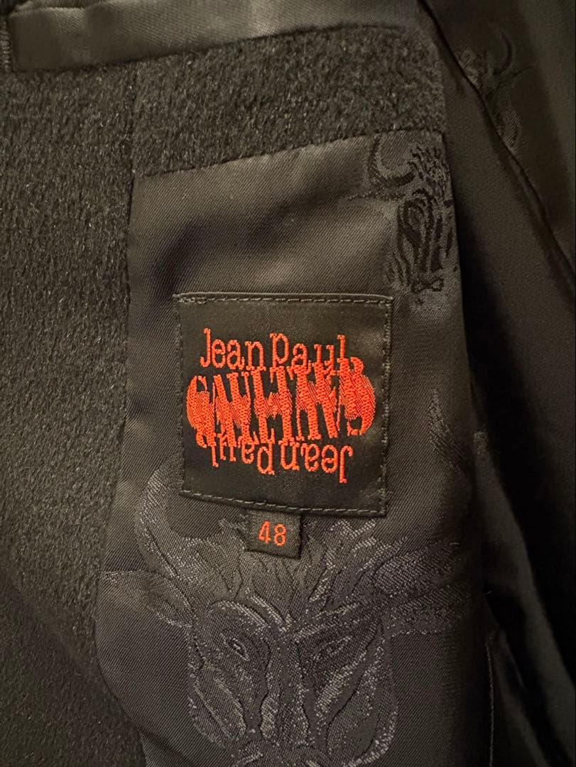 希少 JEAN PAUL GAULTIER レザーカラーコート