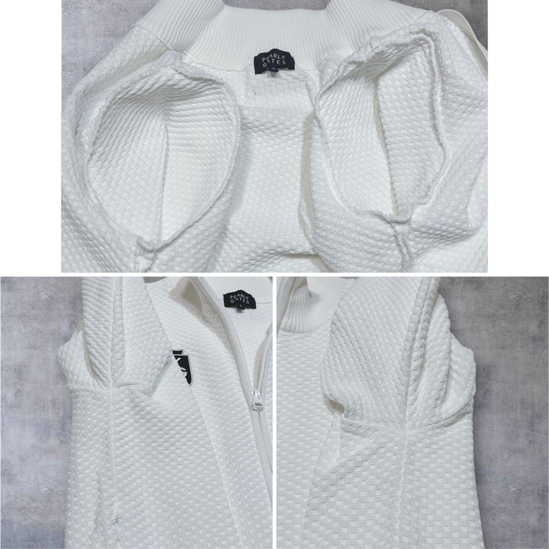 美品✨PEARLY GATES ホワイト ジャケット サイズ2 レディース 希少