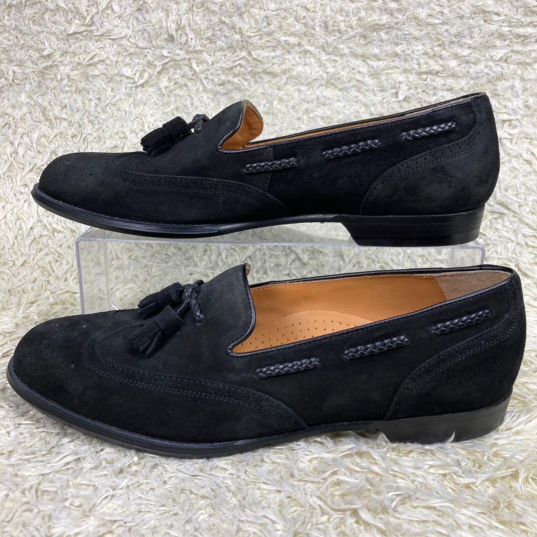 『美品』REGAL リーガル タッセルローファー スリッポン ブラック レザー