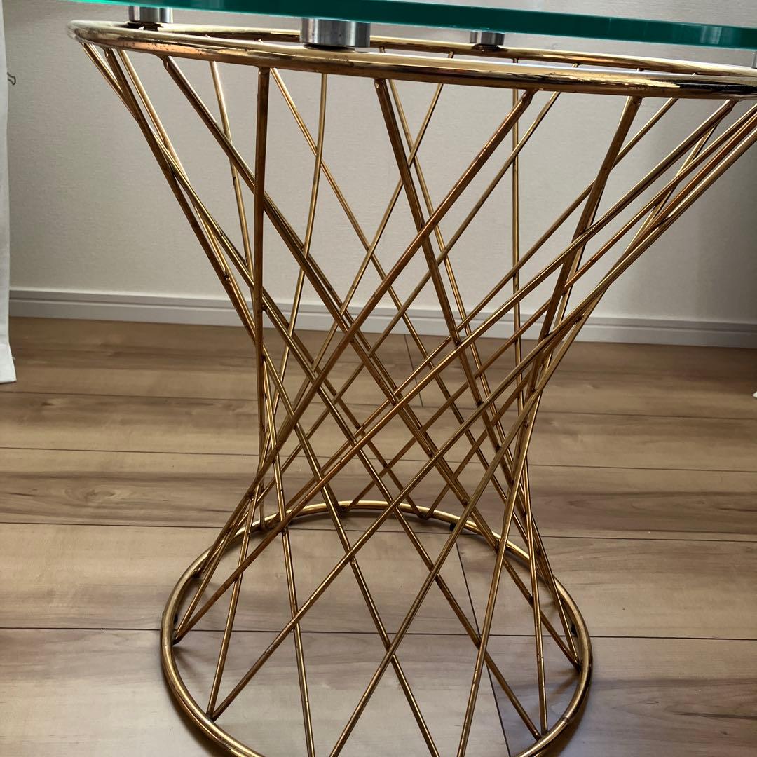 Francfranc フランフラン マーリア ガラス サイドテーブル