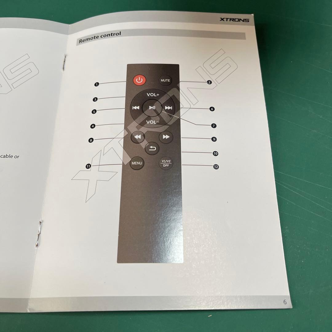 XTRONS 11.6インチモニター 箱付き！取説付き（英語版）