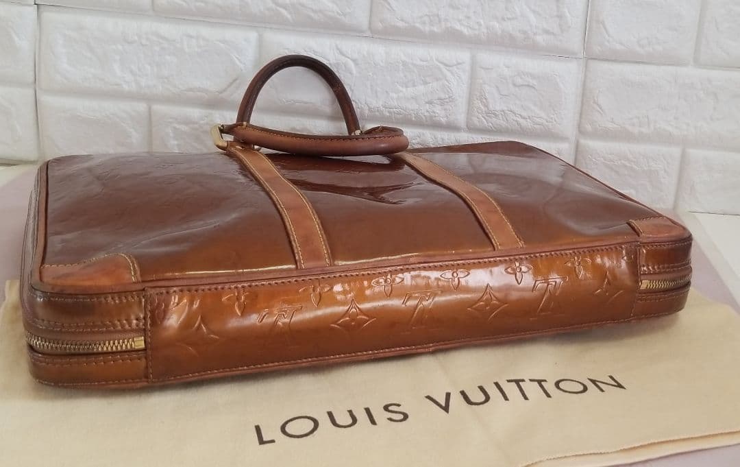 LOUIS VUITTON モノグラム ヴェルニ ヴァンダム ビジネスバッグ