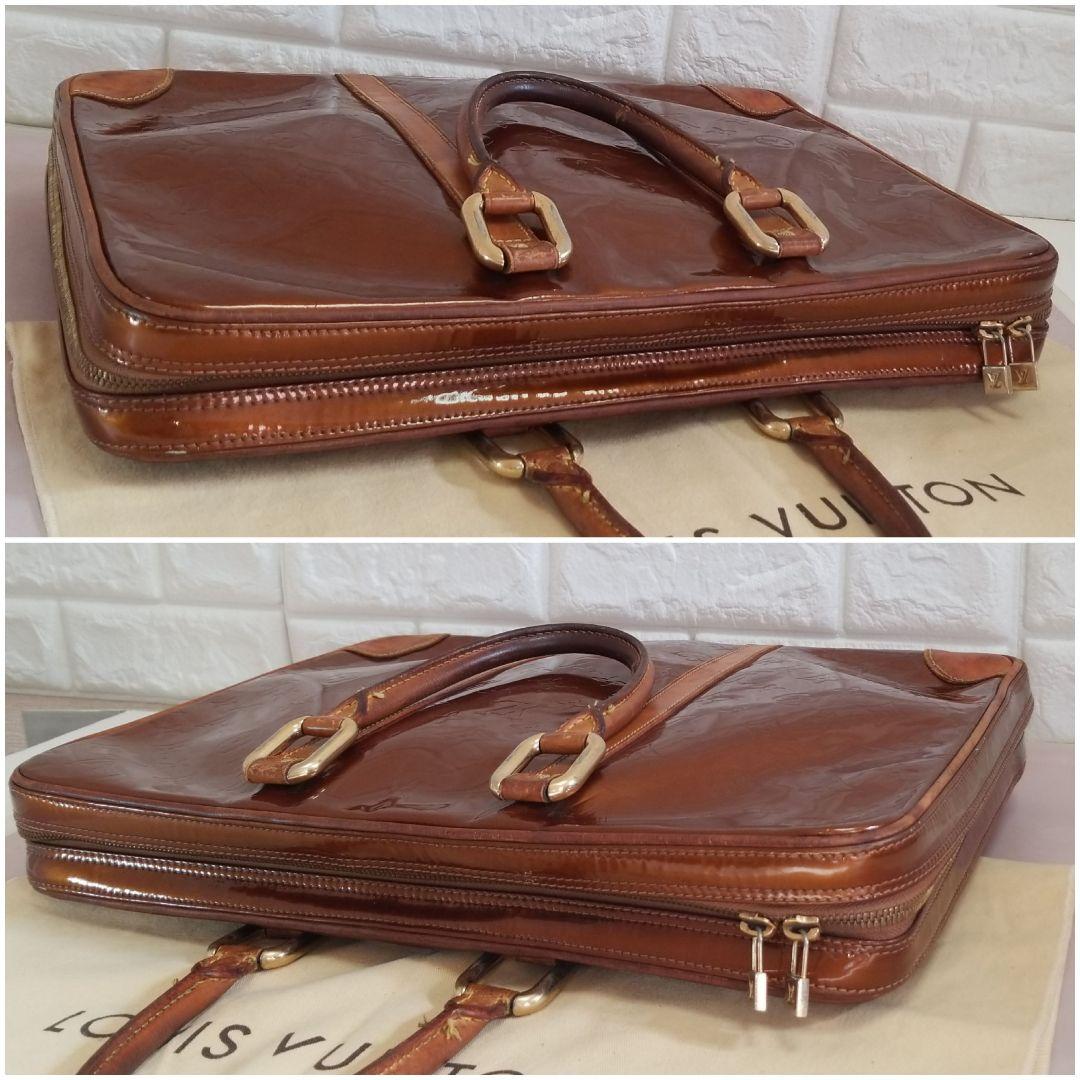 LOUIS VUITTON モノグラム ヴェルニ ヴァンダム ビジネスバッグ