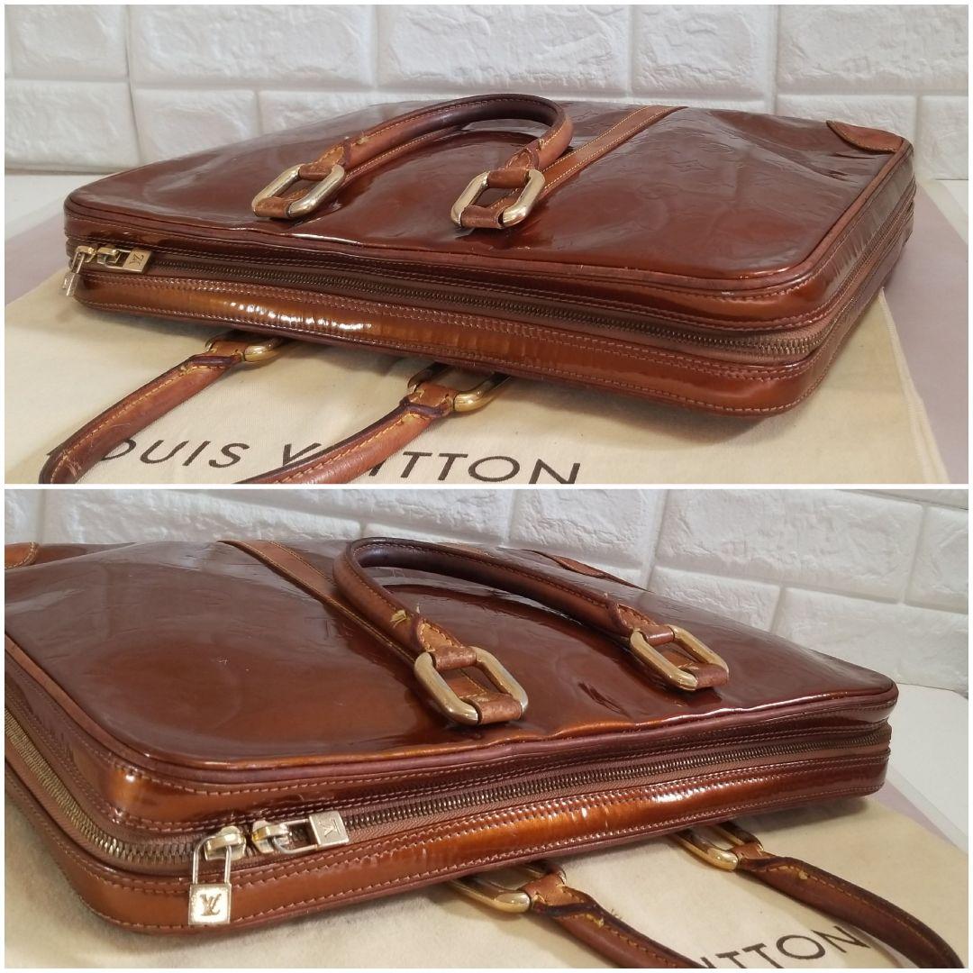 LOUIS VUITTON モノグラム ヴェルニ ヴァンダム ビジネスバッグ