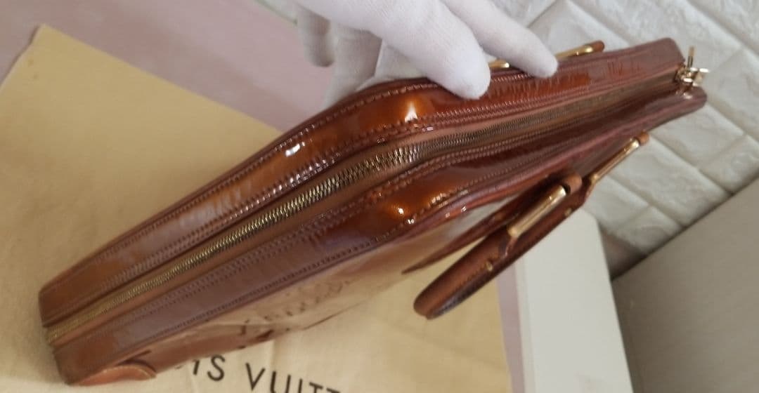 LOUIS VUITTON モノグラム ヴェルニ ヴァンダム ビジネスバッグ