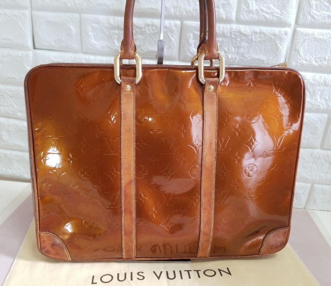 LOUIS VUITTON モノグラム ヴェルニ ヴァンダム ビジネスバッグ
