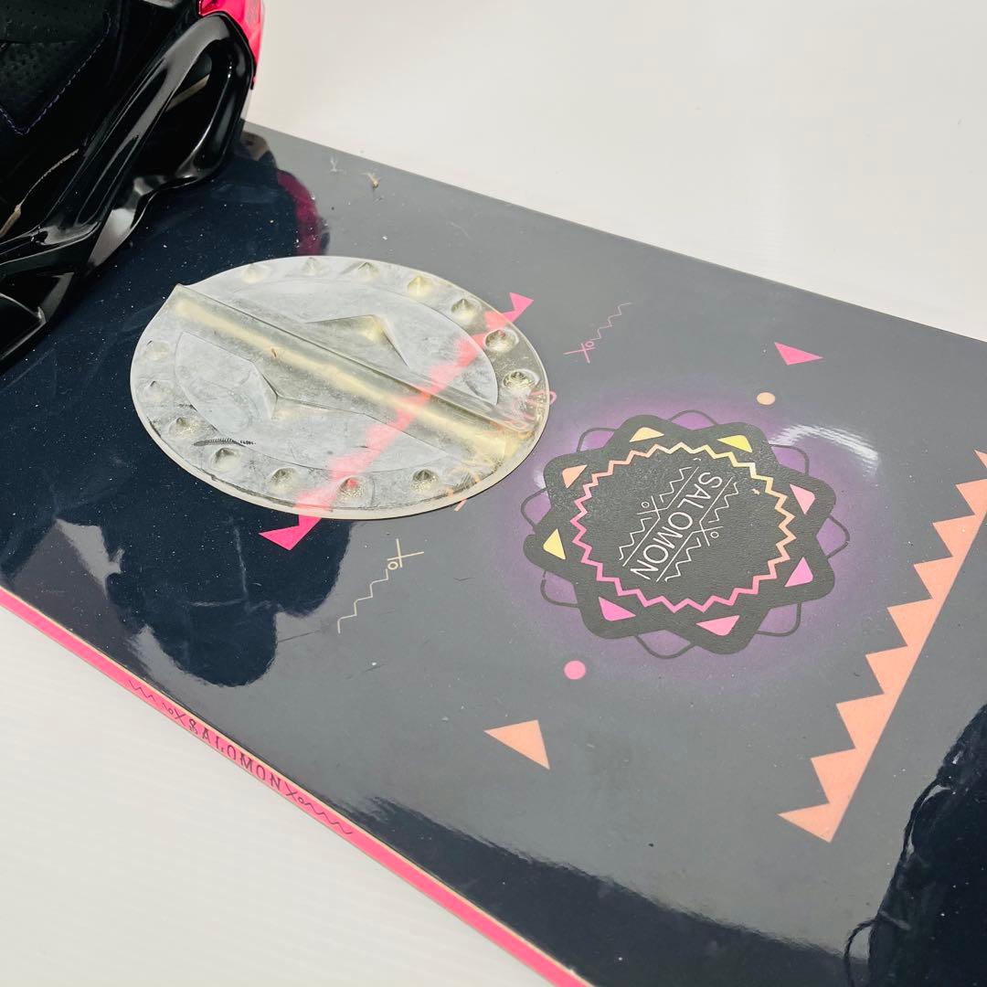 女性用　サロモン　スノボ　スノーボード　3点セット　リズム　レディース　25.5