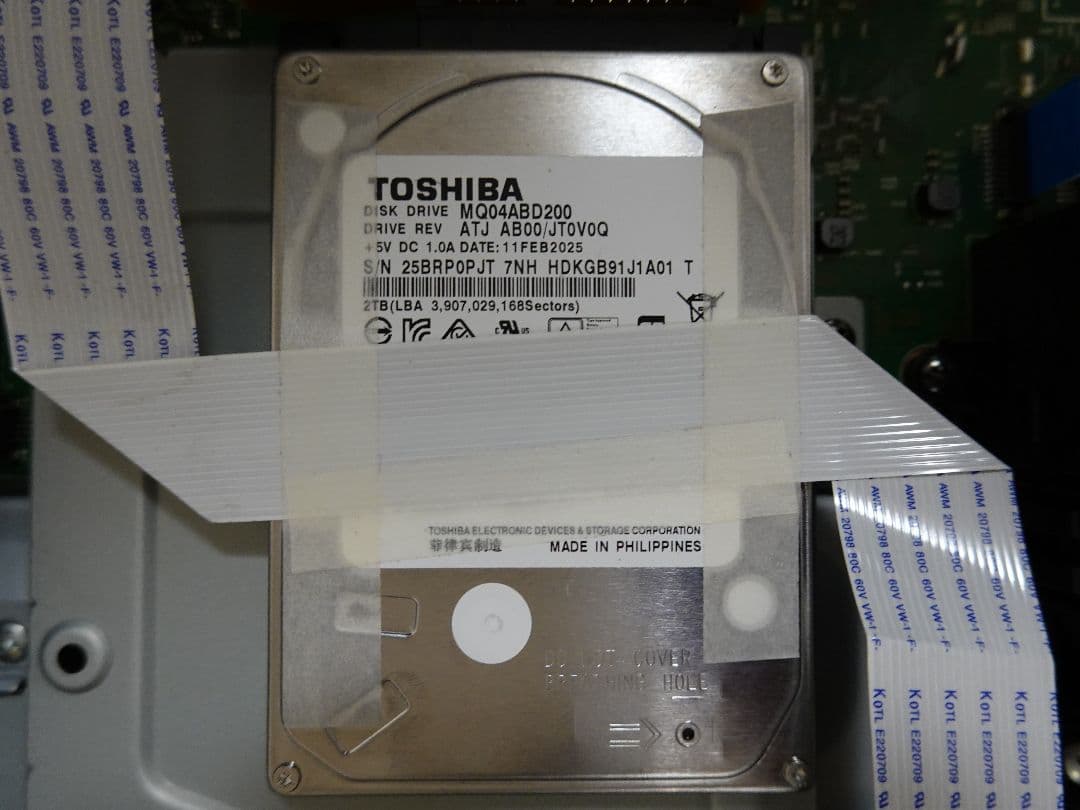 BIV-WS500 HDD新品2TB換装済+純正リモコン付②